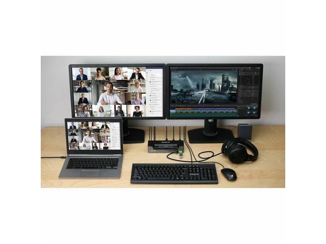 IOGEAR 3-Port 4K USB-C/DP KVMP TAA Compliant - Model GCS1953