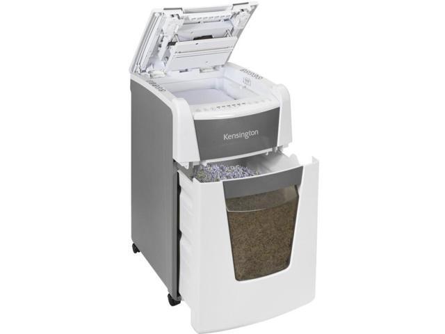 Kensington OfficeAssist Auto Feed Shredder A3000-HS Anti-Jam Micro Cut - Continuous Shredder - Micro Cut - 8 Per Pass - for shredding Paper,...