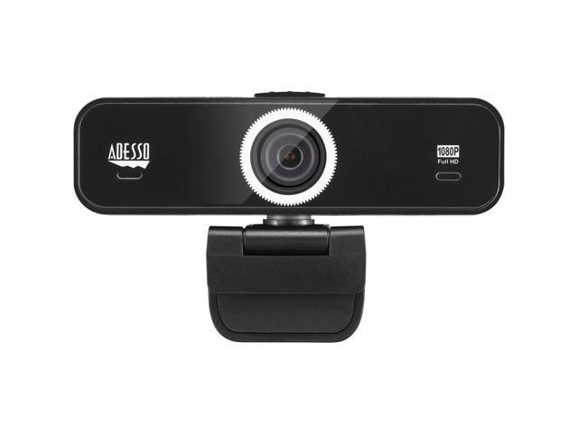 Adesso 1080p Full HD Fixed Focus USB Webcam with Adjustable View Angle Built-In & Dual Microphones - image 2