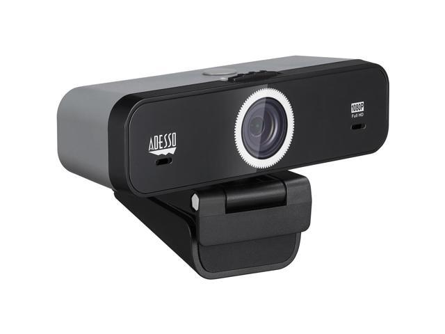 Adesso 1080p Full HD Fixed Focus USB Webcam with Adjustable View Angle Built-In & Dual Microphones - image 6