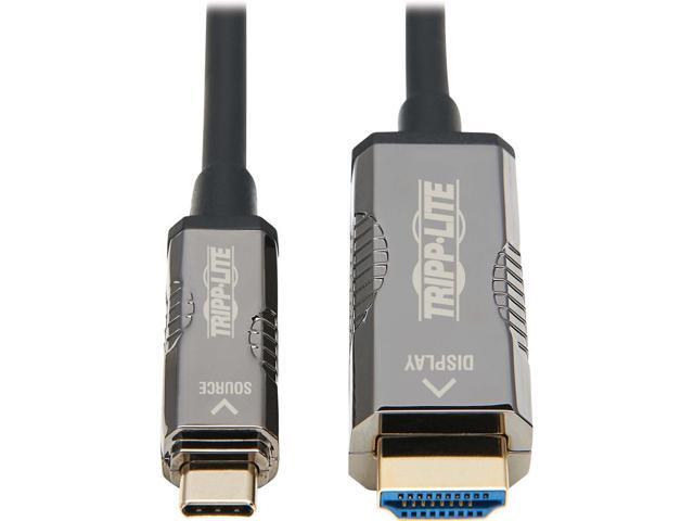 Tripp Lite High-speed Usb-c To Hdmi Fiber Active Optical Cable (aoc) - Uhd 4k 60 Hz Hdr Cl3 Rated Black 10 M - Adapter Cable - Usb-c Male To Hdmi Male - 33 Ft - Black - 4k Support Active Optical - image 4