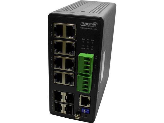 Transition Networks Managed Hardened Gigabit Ethernet Switch SISGM1040284LRT