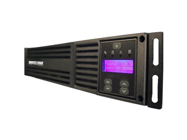 Minuteman EXR3000RT2U Interactive Uninterruptible Power Supply - 2U Tower/Rack/Wall Mountable - AVR - 2.50 Minute Stand-by - 120 V AC Input - 120 V...