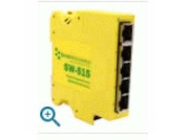 Brainboxes Hardened Industrial 5 Port PoE+ 10/100 Ethernet Switch SW725