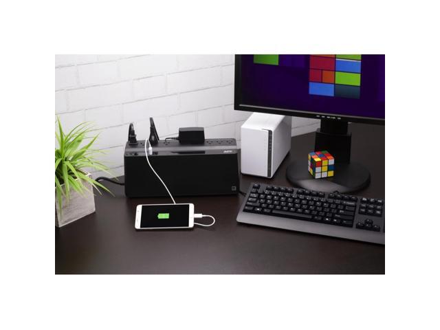 APC - Back UPS, 900VA/480W, Floor/Wall Mount 120V, 9x NEMA 5-15R outlets, USB Type A Port - Black - image 8