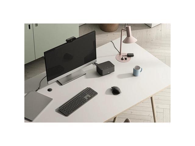 Logitech - Logi Dock All-in One Laptop Docking Station with Speakerphone for Zoom, Google Meet, Google Voice - Graphite - image 7