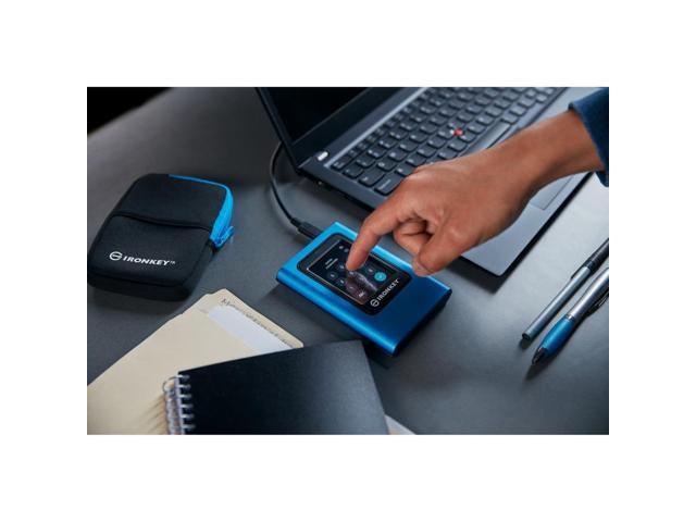 Kingston IronKey Vault Privacy 80 960GB External SSD FIPS 197 XTS-AES 256GB Encrypted Touch Screen PIN Secure Data Protection IKVP80ES/960G