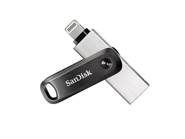 SanDisk - iXpand Flash Drive Go 64GB USB 3.0 Type-A to Apple Lightning for iPhone & iPad - Black / Silver - image 6