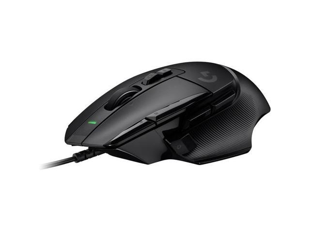 Logitech G502 X Wired Gaming Mouse - LIGHTFORCE hybrid optical-mechanical primary switches, HERO 25K gaming sensor, compatible with PC.