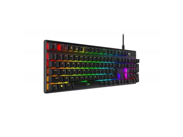 HyperX - Alloy Origins Full-size Wired Mechanical Red Switch Gaming Keyboard with RGB Back Lighting - Black - image 12