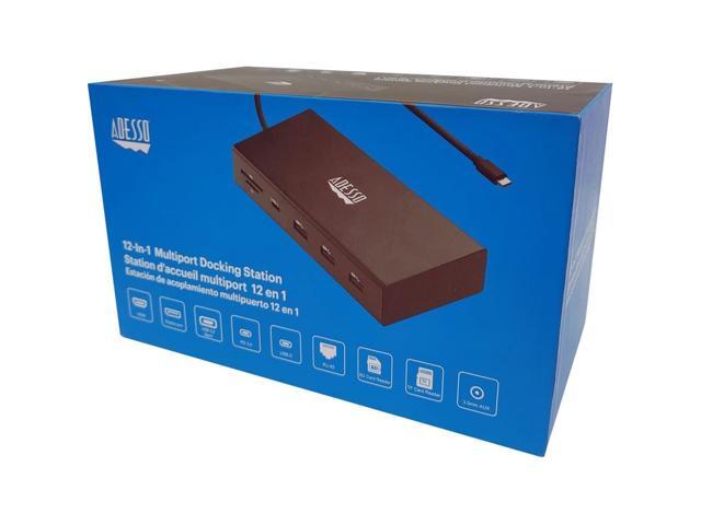 Adesso 12-in-1 USB-C Multi-Port Docking Station (TAA Compliant) - image 8