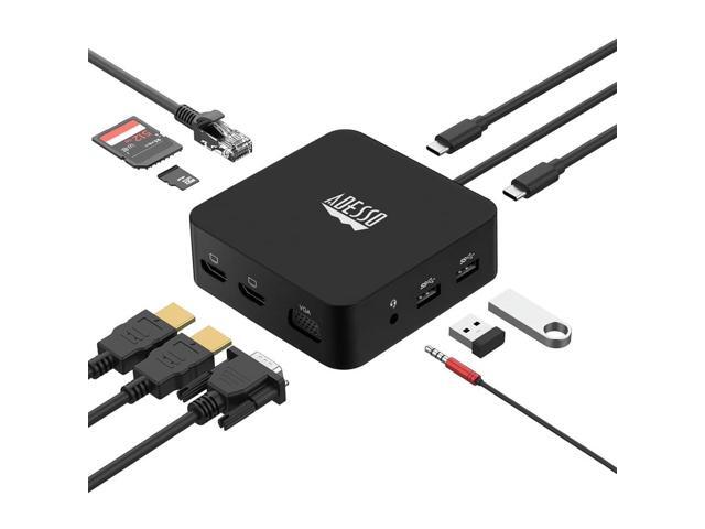 Adesso 11 in USB-C Multiport Docking Station (TAA Compliant) - image 3