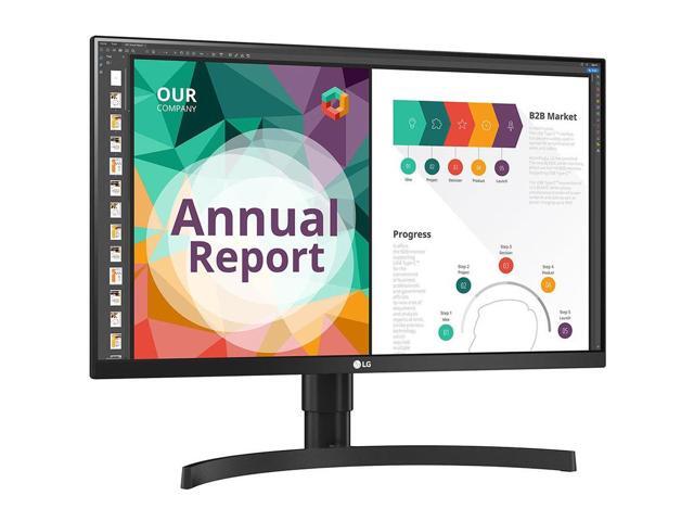 LG 27' IPS UHD Computer Monitor 5 ms FreeSync (AMD Adaptive Sync) sRGB 99% (CIE1931) Flat Panel 27BN85UN-B