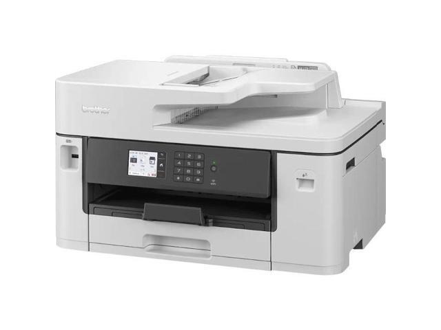 Brother - MFC-J5340DW Wireless All-in-One Business Inkjet Printer with Ledger Printing up to 11”x17” - White/Gray - image 3
