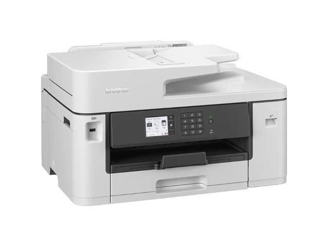Brother - MFC-J5340DW Wireless All-in-One Business Inkjet Printer with Ledger Printing up to 11”x17” - White/Gray - image 7