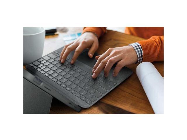 Logitech - Combo Touch Keyboard and Trackpad Case for Apple iPad - Latest Model A16 chip and iPad 10th Gen with Detachable Keyboard - Oxford Gray - image 5