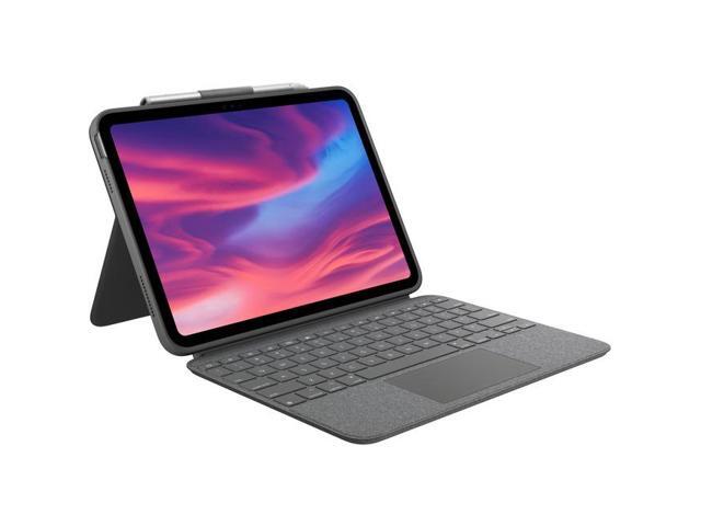 Logitech - Combo Touch Keyboard and Trackpad Case for Apple iPad - Latest Model A16 chip and iPad 10th Gen with Detachable Keyboard - Oxford Gray - image 2