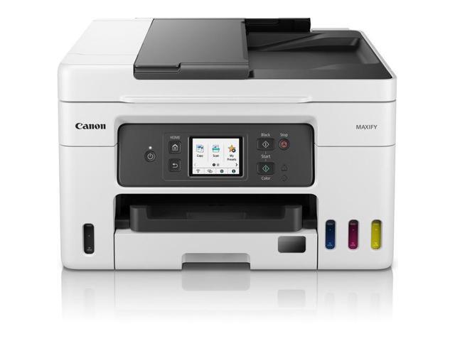 Canon - MAXIFY Megatank GX4020 Wireless All-In-One Supertank Inkjet Printer with Fax - White - image 3