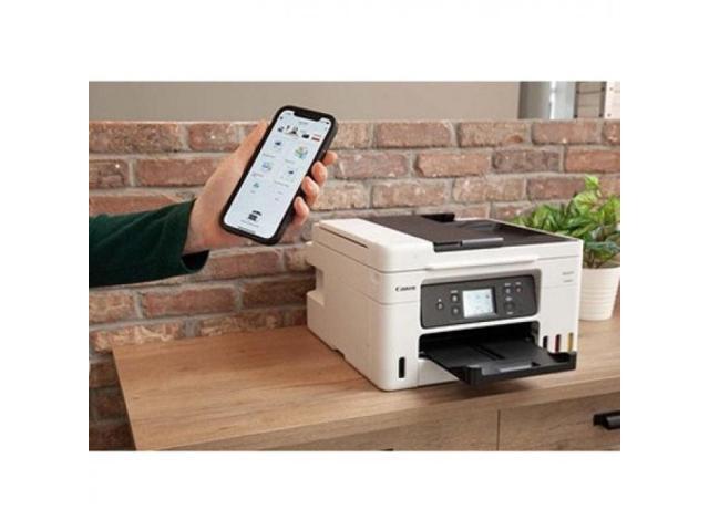 Canon - MAXIFY Megatank GX4020 Wireless All-In-One Supertank Inkjet Printer with Fax - White - image 8