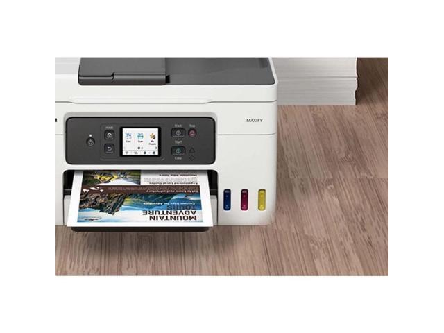 Canon - MAXIFY Megatank GX4020 Wireless All-In-One Supertank Inkjet Printer with Fax - White - image 9