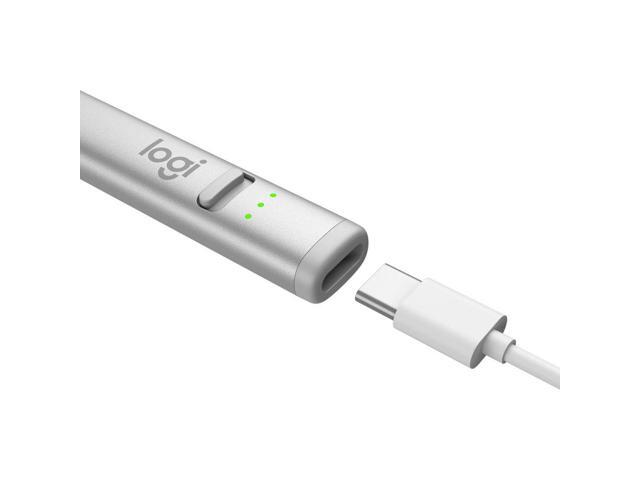 Logitech - Crayon Digital Pencil for All Apple iPads (2018 releases and later) with USB-C ports - Silver - image 12