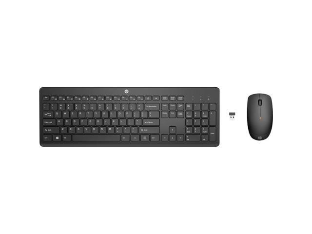 HP - 230 Full-size Wireless Keyboard and Mouse Bundle - Black - image 2