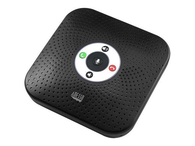 Adesso 360° Conference Call Bluetooth/Wired Speaker with Microphone and USB 3.0 Hubs - USB - Microphone - Battery