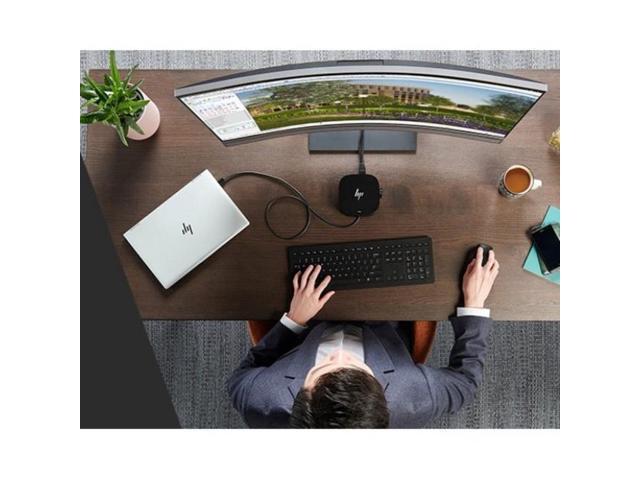 HP - G5 USB-C Universal Docking Station - Black - image 9