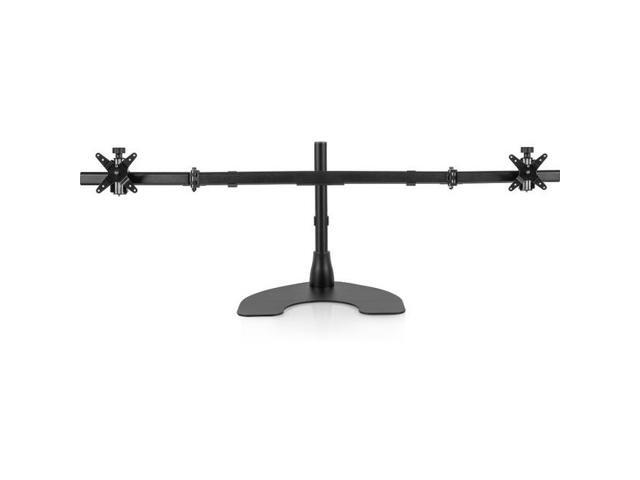 Ergotech Space Saving Desk Stand - Up to 34' Screen Support - 50 lb Load Capacity - Desk - Steel, Aluminum - Black - TAA Compliant