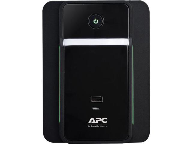 APC BVK750M2 Back UPS, 750VA/410W, Tower, 120V, 4x NEMA 5-15R outlets, USB Type A + C Ports, User Replaceable Battery - Tower - 6 Hour Recharge -...