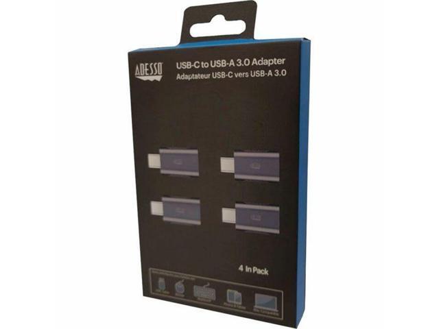 Adesso Female USB-A to USB-C Adapter, 4-pack - image 9