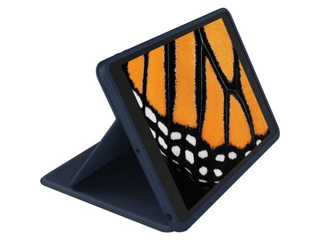 Logitech Rugged Combo 3 Rugged Keyboard/Cover Case Apple iPad (8th Generation), iPad (7th Generation) Tablet - Blue - Pry Resistant, Drop...