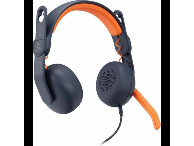 Logitech Zone Learn Headset - Stereo - USB Type A - Wired - On-ear - Binaural - Circumaural - 4.30 ft Cable - Noise Canceling