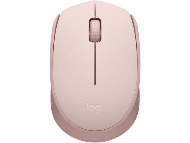 Logitech M170 Wireless Mouse for PC, Mac, Laptop, 2.4 GHz with USB Mini Receiver, Optical Tracking, 12-Months Battery Life, Ambidextrous - Rose
