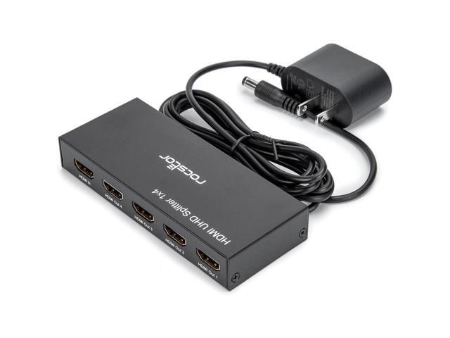 Rocstor Premium 4 Port HDMI Splitter 4K / 60Hz Y10C294B1 - image 6