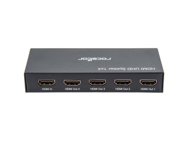 Rocstor Premium 4 Port HDMI Splitter 4K / 60Hz Y10C294B1 - image 7