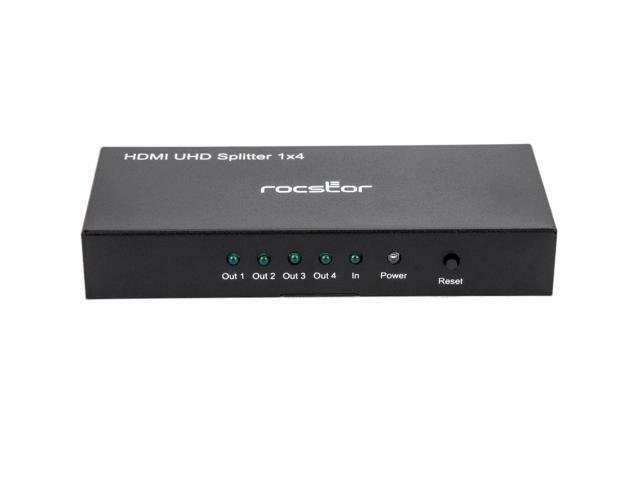 Rocstor Premium 4 Port HDMI Splitter 4K / 60Hz Y10C294B1 - image 9
