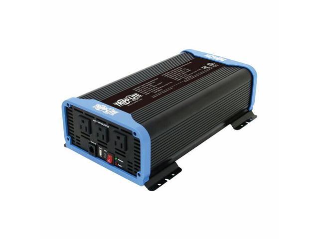 Tripp Lite 1500W Compact Power Inverter - 3x 5-15R, USB Charging, Pure Sine Wave