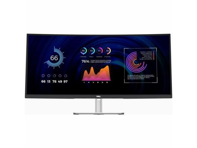 Dell P3424WE 34.1' UW-QHD Curved Screen LED Monitor - 21:9 - 34' Class - In-plane Switching (IPS) Technology - Edge WLED Backlight - 3440 x 1440 -...