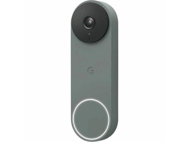 Google Nest Video Door Bell - Wired - 10 ft - Wireless LAN - Ivy