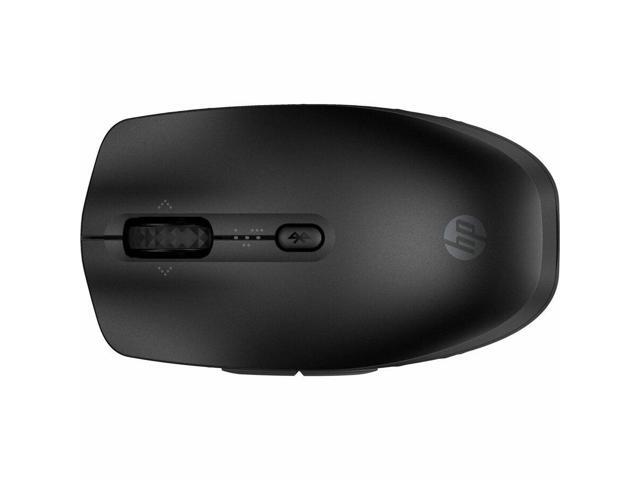 HP 425 Mouse - Wireless - Bluetooth - Black - 4000 dpi - Tilt Wheel - 7 Button(s) - 6 Programmable Button(s)