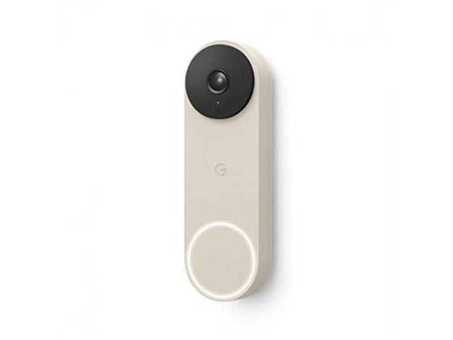 Google Nest Doorbell - (Wired, 2nd Gen) - Video Doorbell - Security Camera - Linen, 720p