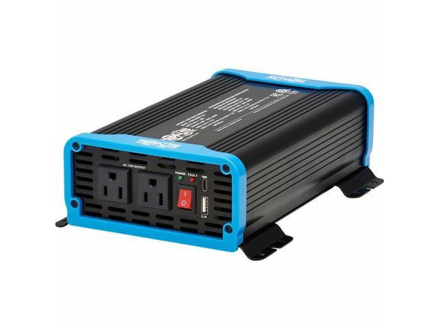 Tripp Lite 2-Outlet 600W Light-Duty Compact Power Inverter PINV600SW120