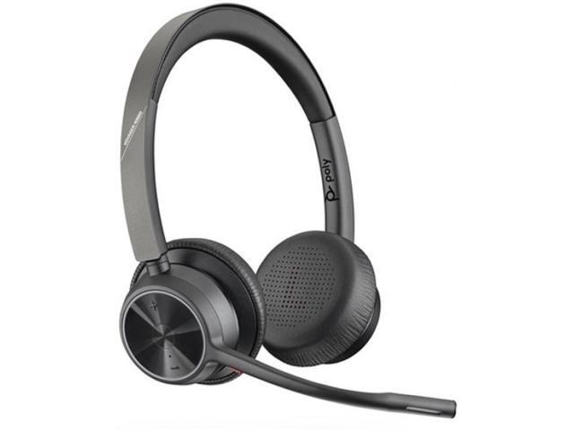 Poly Voyager 4320-M Microsoft Teams Certified Headset with charge stand