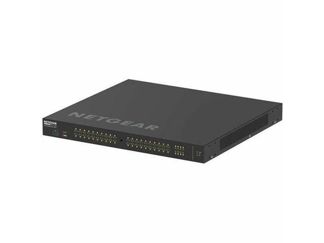Netgear AV Line M4250-40G8XF-PoE+ 40-Port Managed Gigabit Ethernet Switch, GSM4248PX-TAANAS