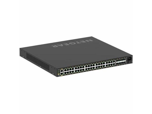 Netgear AV Line M4250-40G8XF-PoE+ 40-Port Managed Gigabit Ethernet Switch, GSM4248PX-TAANAS