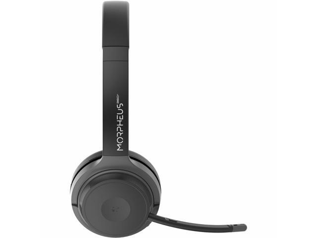 Morpheus 360 Advantage Stereo Wireless Headset with Detachable Boom Microphone - Bluetooth Headphones with 2.4GHz Receiver-Dongle - UC Compatible -...