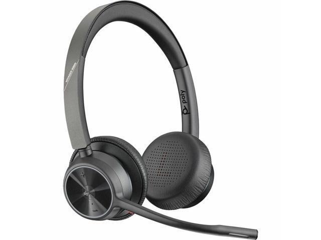 Poly Voyager 4320-M Microsoft Teams Certified Headset +BT700 dongle +Charging Stand, black