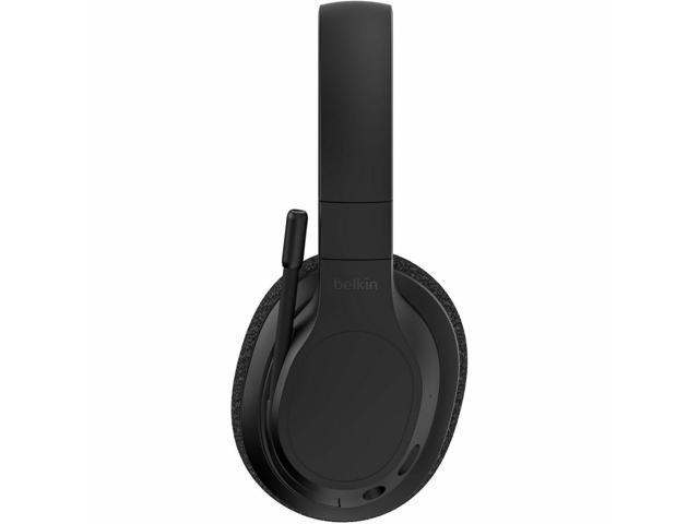 Belkin - SoundForm Adapt Wireless Over-Ear Headset for Work, Play, & Travel with Boom Mic for iPhone, PC, Mac, and More - Black - image 5