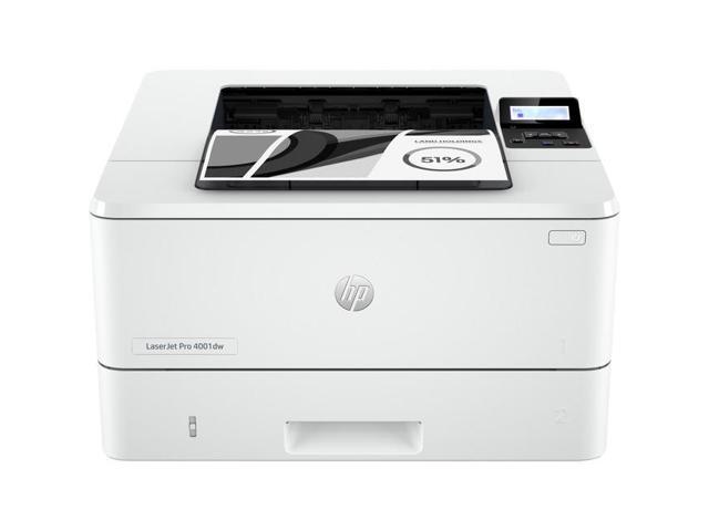 HP - LaserJet Pro 4001dw Wireless Black-and- Laser Printer - White - image 11